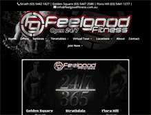 Tablet Screenshot of feelgoodfitness.com.au